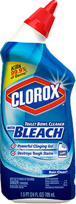 Toilet Bowl Cleaner - Clinging Bleach Gel Crisp Lemon